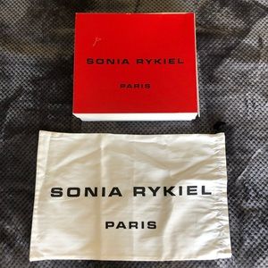 EMPTY Sonia Rykiel boot shoe box and dust bag